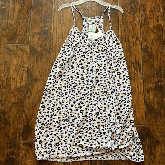 Miken leopard swimsuit coverup, size large - Picture 3 of 6